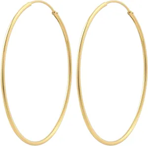 14K Gold Hoop Earrings for Women Stunning Oversized Large Gold Hoop Chunky Earrings for Women Elegant