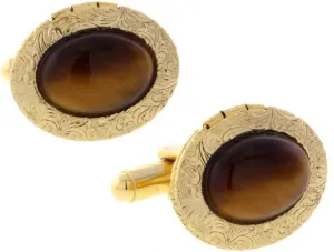 1928 Jewelry Mens Vintage Style Mother Of Pearl Oval Photo Locket Cufflinks