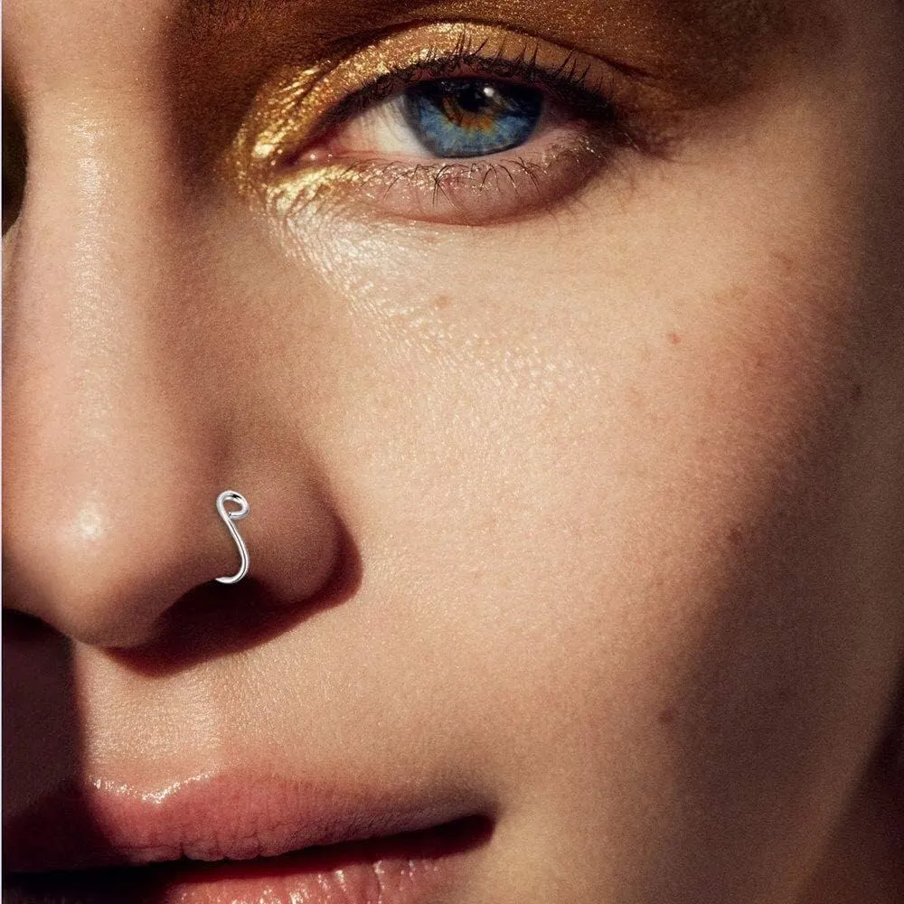 20g Nose rings Screw Nose Rings Bone Nose Rings L Shpaed Nose Rings Nose Rings Hoops Surgical Steel