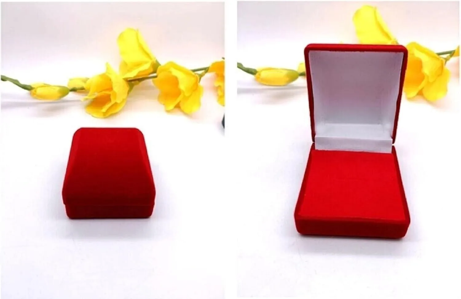 2Ct Trillion Cut Diamond Stud Earrings 14K Gold Plated