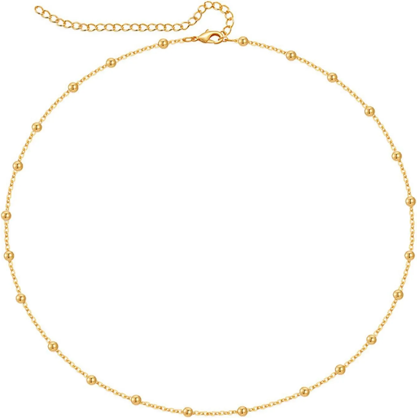 2Pcs Body Jewelry Set, Enamel Pearls Beads  Gold Spacer Beads Layered Belly Waist Chains for Women Girls,24-41 inches
