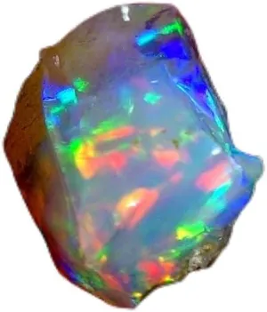 4.05 Cts 100% A  Natural Ethiopian Welo Opal Rough Stone, Raw Crystal, October Birthstone, Jewelry Making Gemstone, Ultra Fire Striking Opal, Opal Rock, Handpicked Stone, Size-09X11 MM