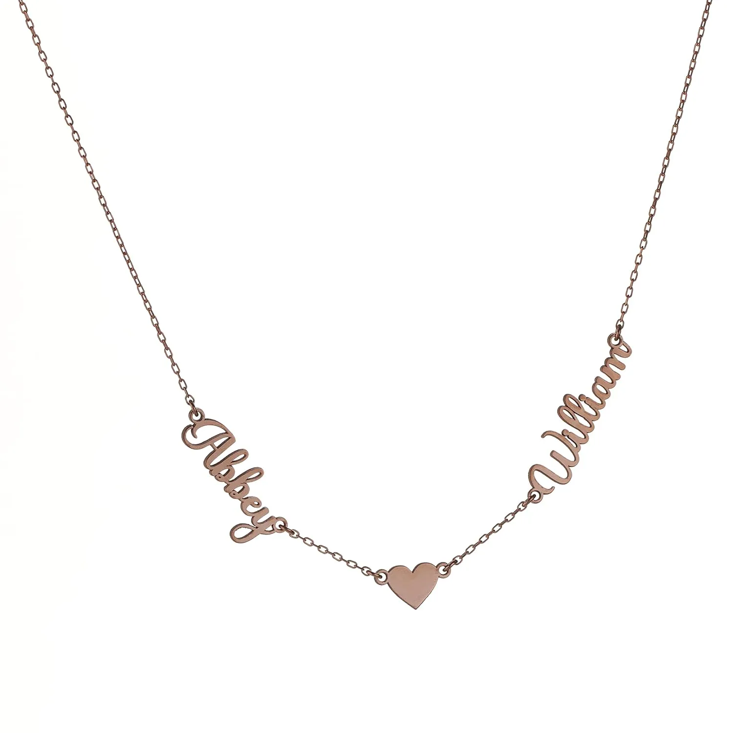 8k Solid Gold Personalized Name Necklace, Customized Name Necklace, 8k Pure Gold Custom Jewelry for Christmas Gift & Special Occasions