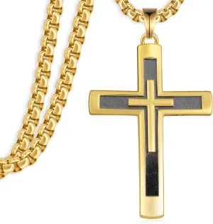 925 Sterling Silver Cross Necklace for Men Women Religious Amulets Jewelry Gifts