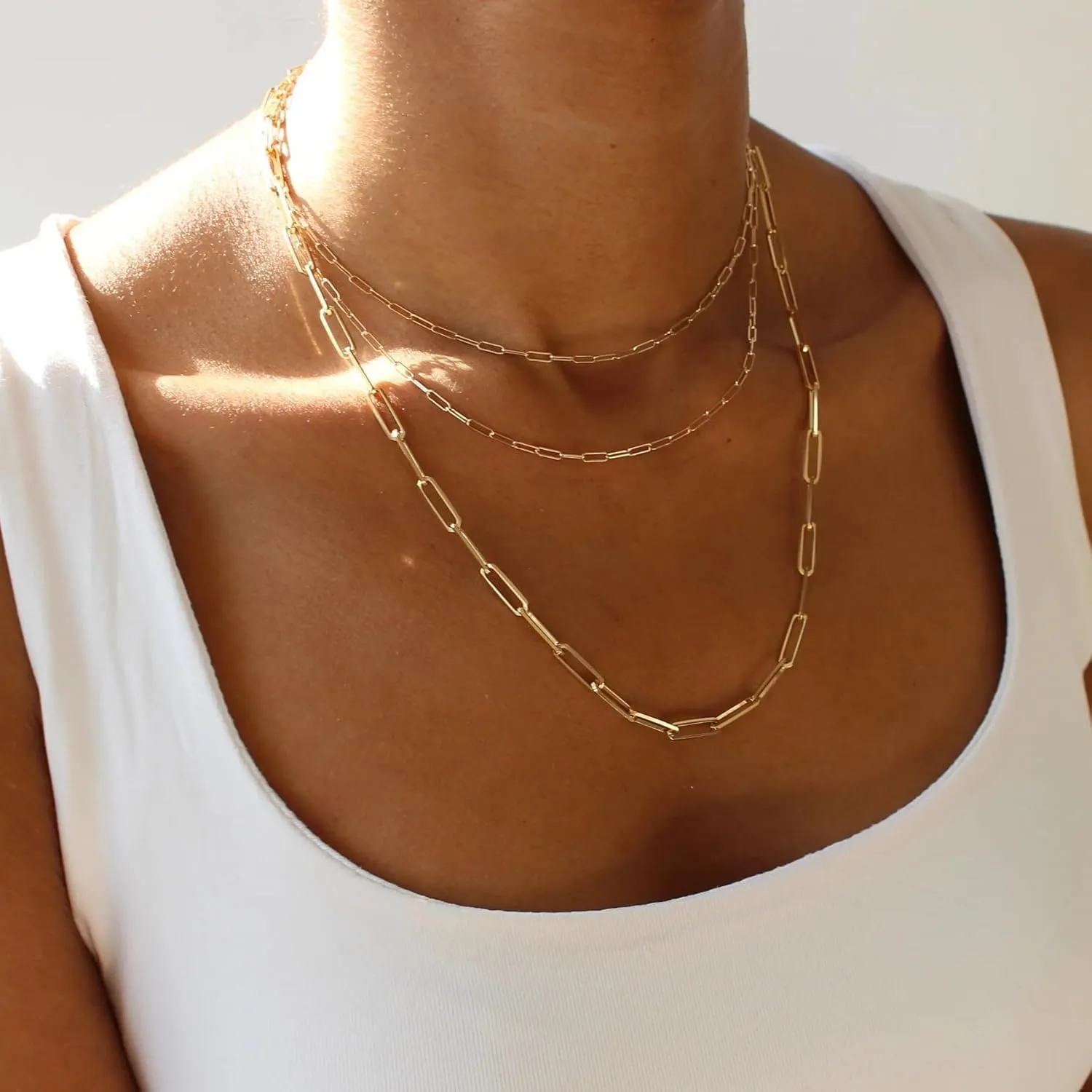 925 Sterling Silver Singapore Chain Lobster Clasp Paperclip Necklace for Women Sparkling Chain 2mm2.5mm3mm4mm5mm Gifts for Her