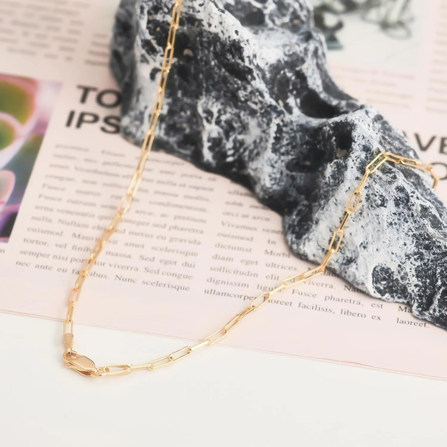925 Sterling Silver Singapore Chain Lobster Clasp Paperclip Necklace for Women Sparkling Chain 2mm2.5mm3mm4mm5mm Gifts for Her