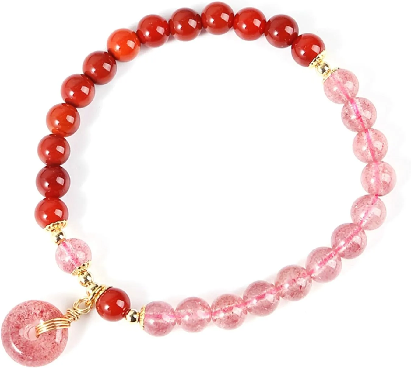 Agate Crystal Buddha Bracelets Prayer Beads Bracelet Feng Shui Peace Buckle Pendant for Women Lucky Charm Bracelets Religious Amulet Jewelry