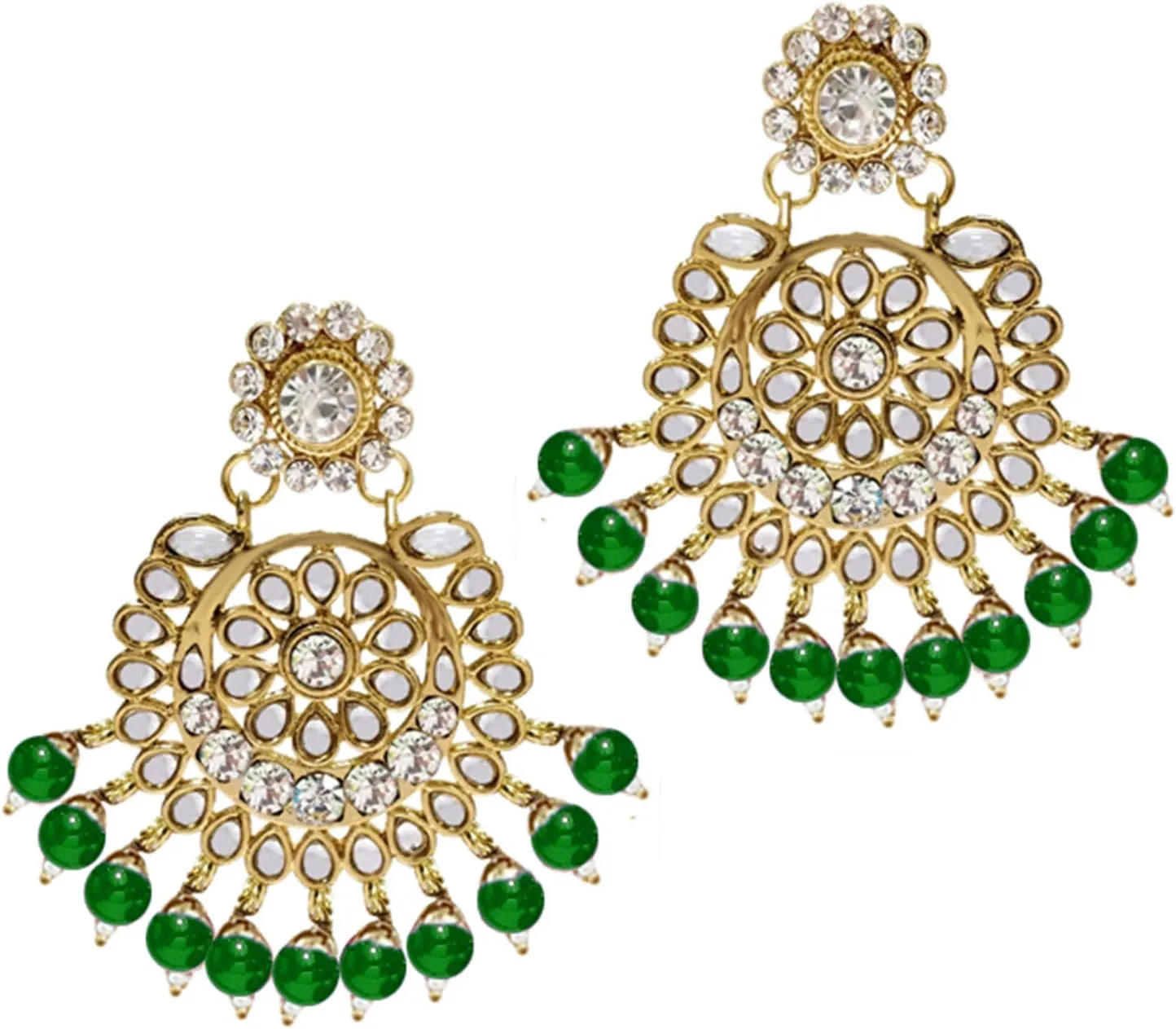Aheli Elegant Wedding Party Wear Faux Kundan Studded Short Necklace Earrings with Maang Tikka Set Indian Ethnic Bollywood Fashion Jewelry Gift for Women