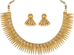 Aheli Ethnic Neckalce Earrings Traditional Wedding Indian Party Wear Fashion Jewelry Gift for Women