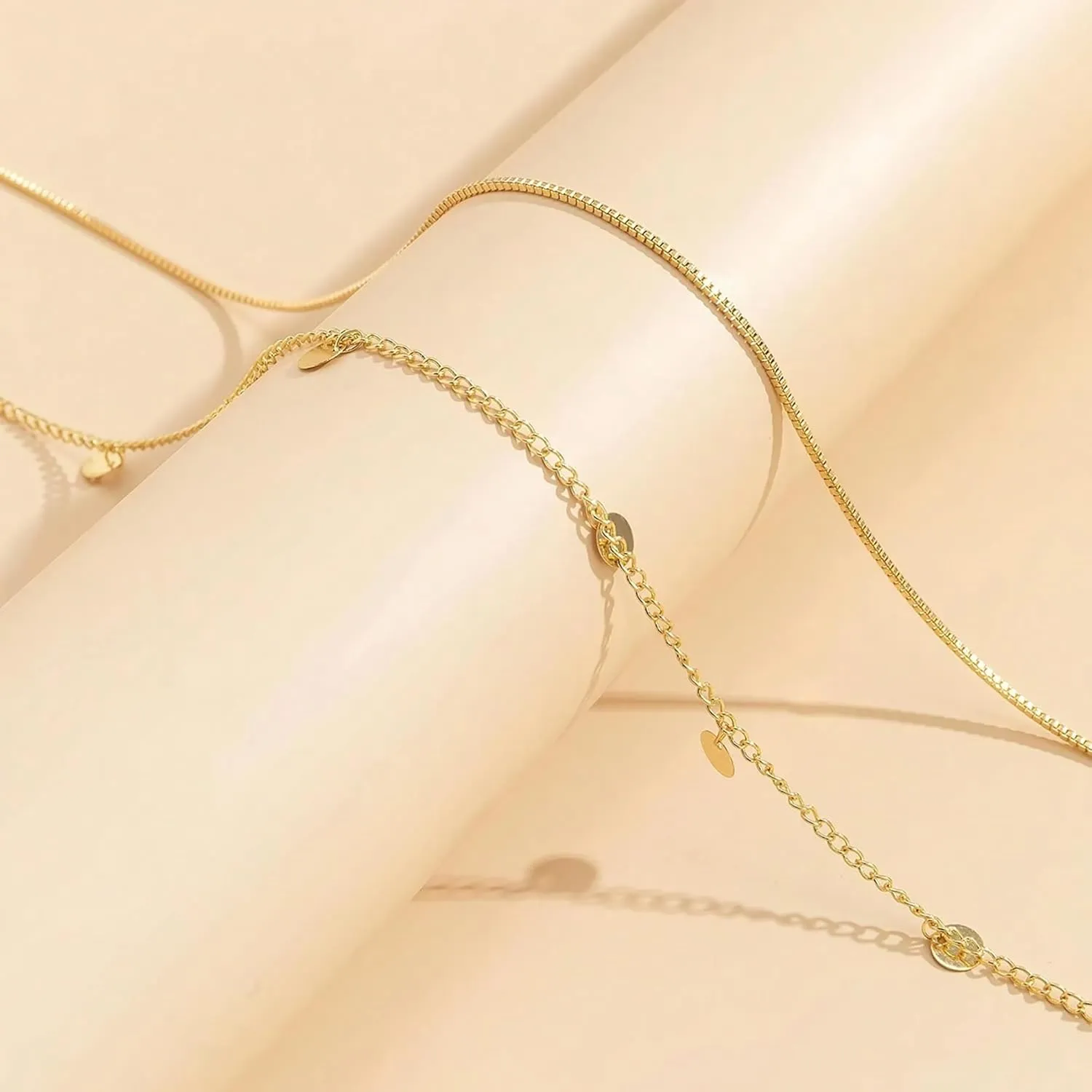 Ammiko Metal Waist Chain Belts for Women Fashion Adjustable Body Belly Belt for Dresses Jeans Jewelry