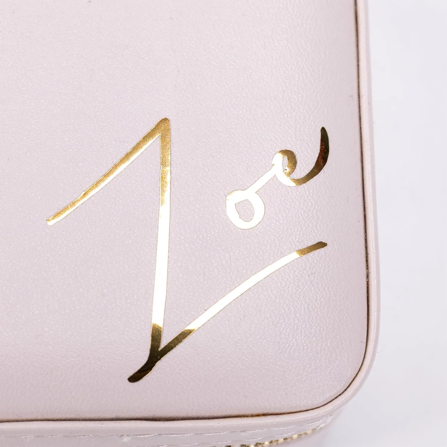 Angelina's Palace Personalized Jewelry Case with Name Engraved,Custom Leather Travel Jewelry Organizer Box for Rings,Earrings,Necklaces,Birthday Bridesmaid Gift For Women Girls