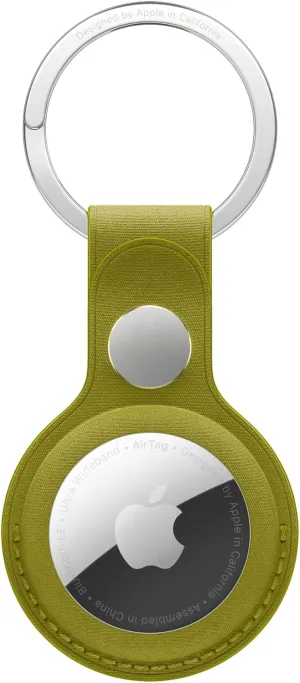 Apple AirTag FineWoven Key Ring - Chartreuse 