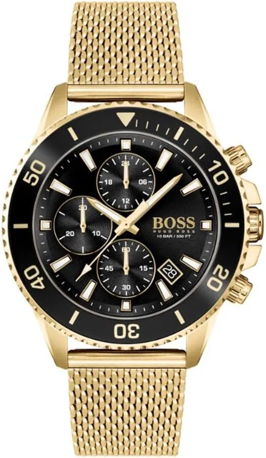 BOSS Center Court Men's Chronograph Stainless Steel Watch - Water Resistant