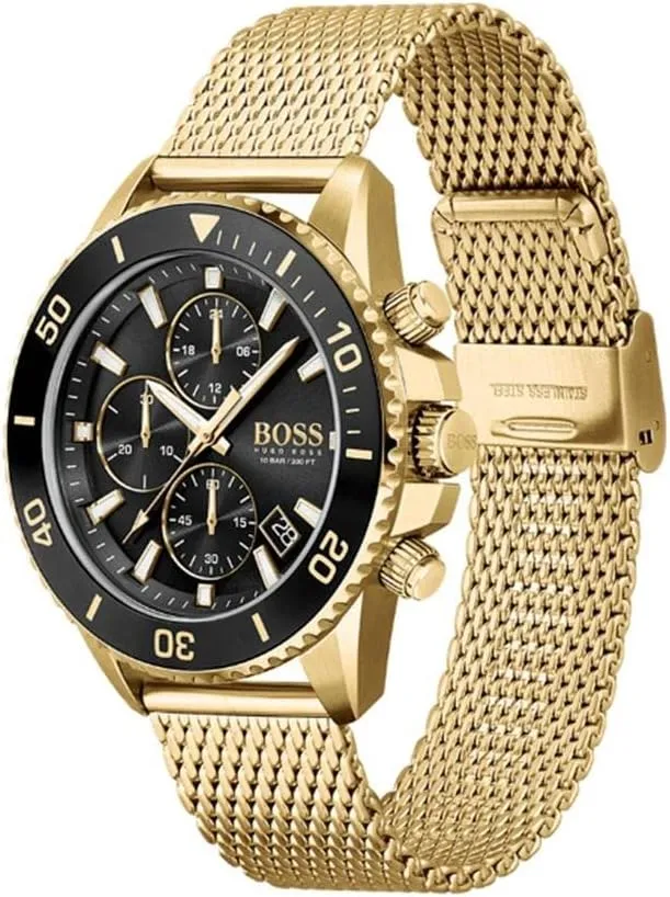 BOSS Center Court Men's Chronograph Stainless Steel Watch - Water Resistant