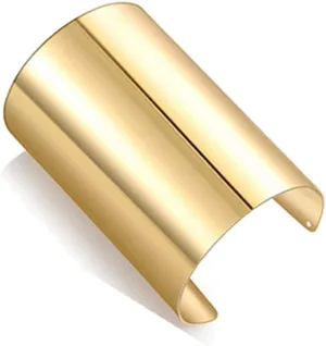 CASDAN 1PCS Cuff Bangle Bracelet for Women Open Wide Wire Bracelets Gold Wrist Cuff Wrap Bracelet