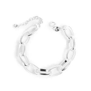Chain Reaction Bracelet- Silver