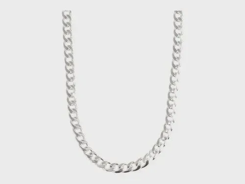 Chain Reaction Necklace - Grey Pearl