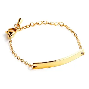 Children's Gold Plated Bracelet Stylish and Safe Jewelry for Kids