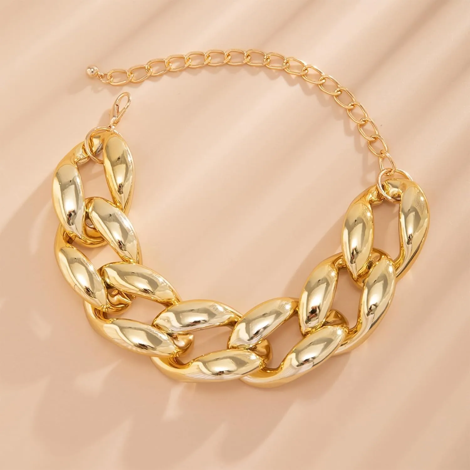 choice of all Chunky Gold Necklace Statement Necklace for Women Punk Chunky Chain Necklaces Dainty Gold Choker Accessories Jewelry for Women Trendy
