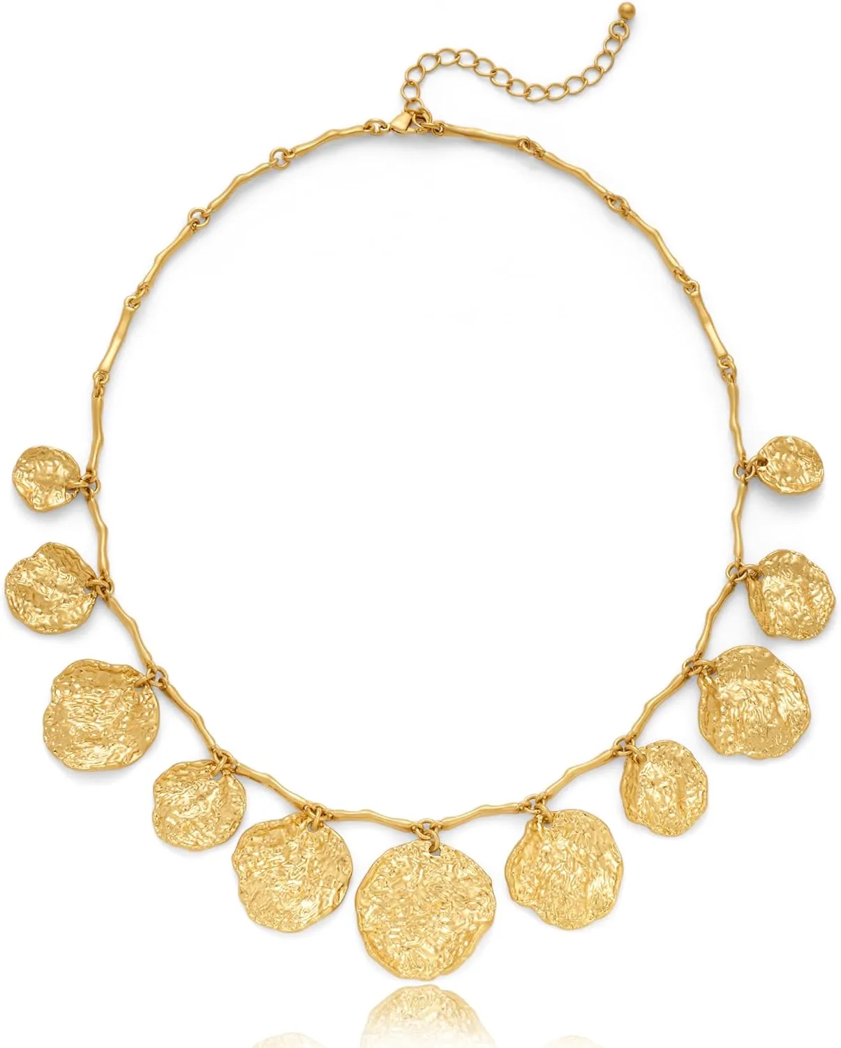 CLASSYZINT Gold Heart Necklace for Women Sun Coin Puff Heart Pendant Necklace Summer Necklace Jewelry Gifts
