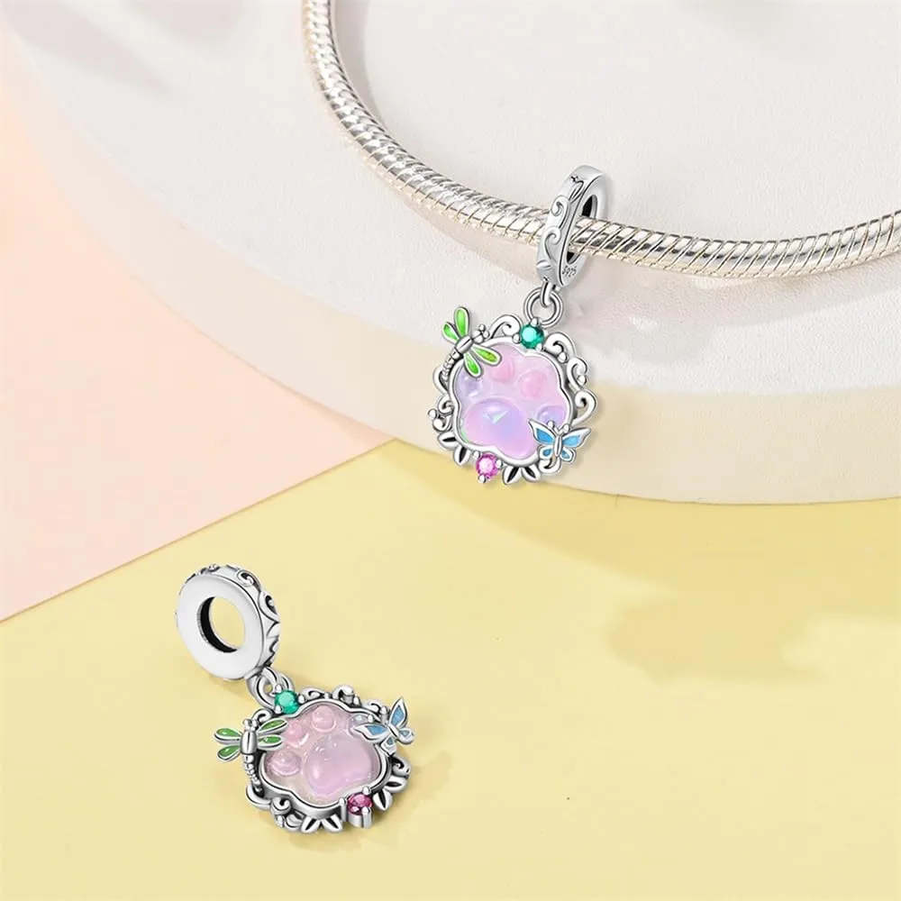 CYCUFF 925 Sterling Silver Charms for Bracelets and Charm Necklaces, Bracelet Pendants Beads Jewellery Gift for Family Friends Women