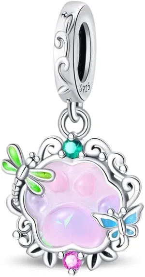 CYCUFF 925 Sterling Silver Charms for Bracelets and Charm Necklaces, Bracelet Pendants Beads Jewellery Gift for Family Friends Women