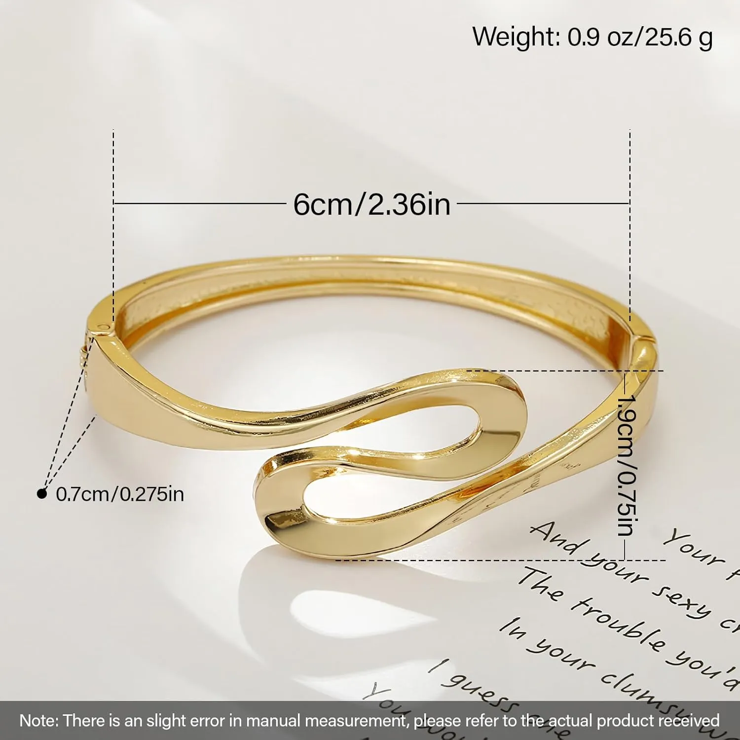 Dainty 14K Gold Plated Bangle Bracelet for Women Classical Twisted Cuff Bracelet Stackable Rosegold Bangle Stylish Friendship Bracelet High Polish Comfot Fit Bangle Bracelet for Mom Wife Daughter