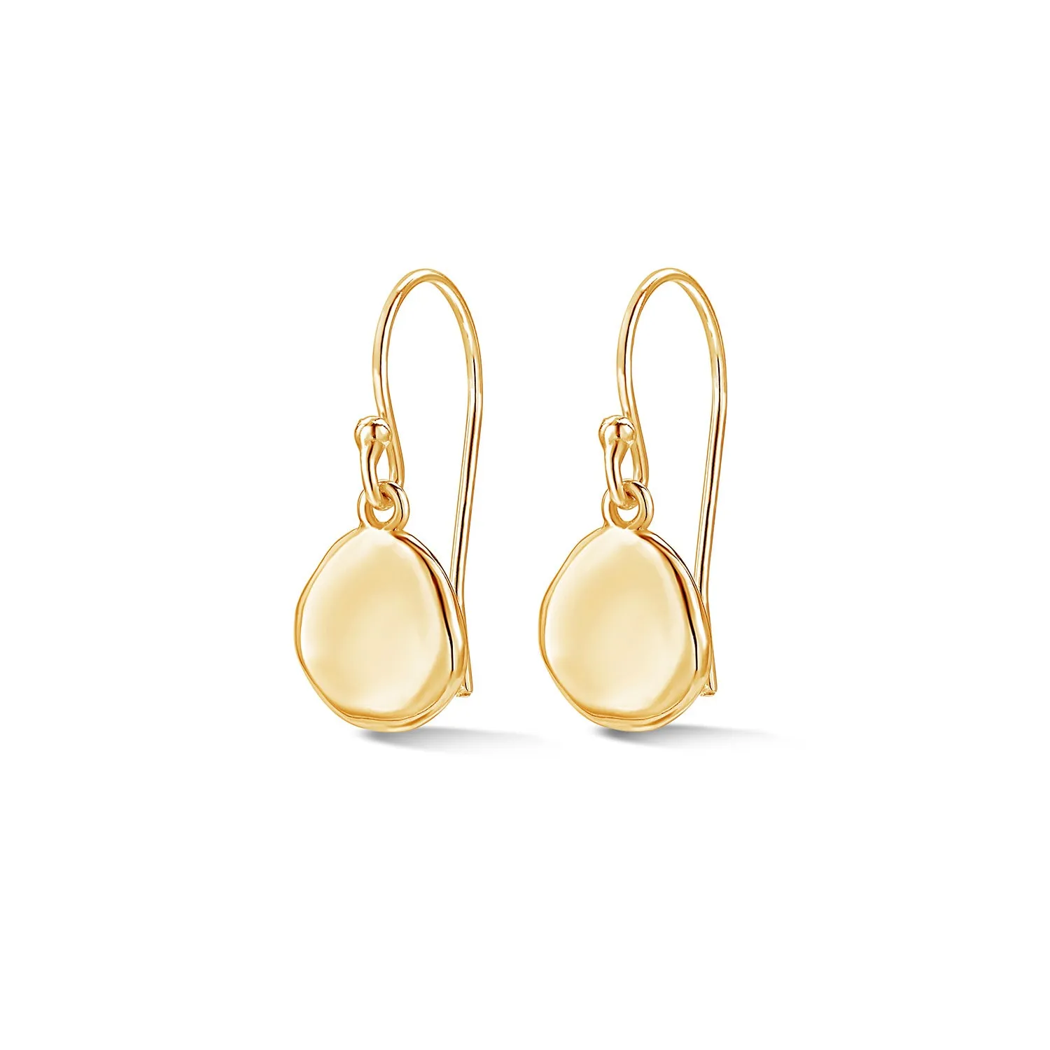 Dimple Pebble Drop Earrings