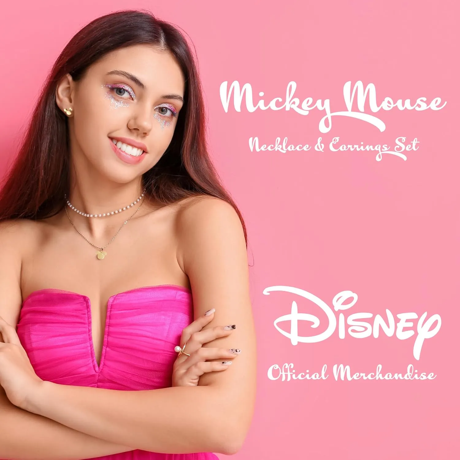 Disney Girls Friendship Necklace Earrings Bracelet Rings Sets - Stitch Gifts