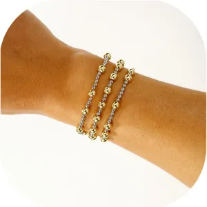 Elegance 11 designs Gold Beaded Bracelets For Women