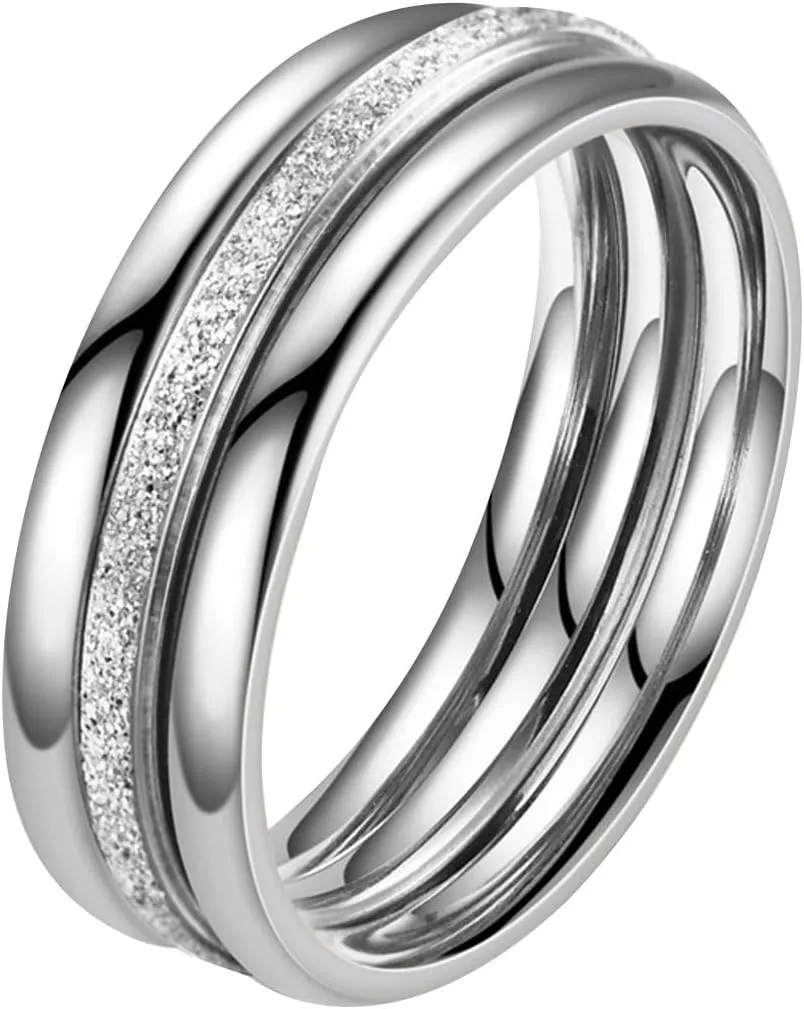 Engagement and Wedding Bands Sets for Women,Dainty Gold Plated Stacking Rings Pack Minimalist Anniversary Jewelry Accessory