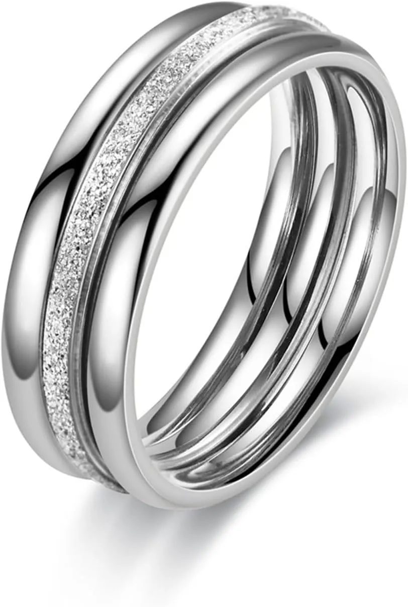 Engagement and Wedding Bands Sets for Women,Dainty Gold Plated Stacking Rings Pack Minimalist Anniversary Jewelry Accessory