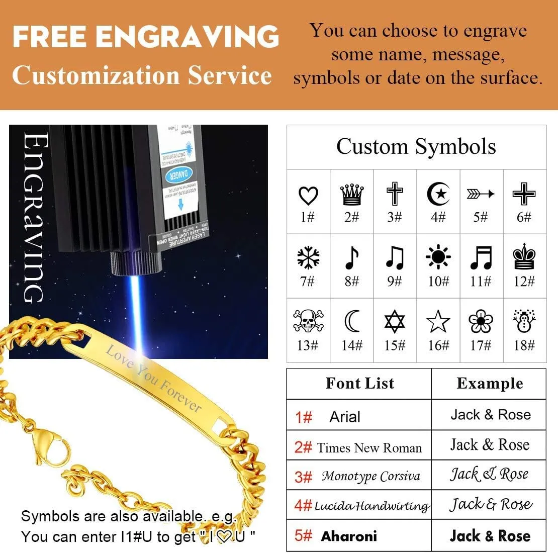 FindChic Customized Name Bar ID Bracelets for Men Women 18K Gold Plated/Stainless Steel/Black 7MM/10MM/15MM Width 7.5'' 8.3'' Bangles, with Jewelry Box
