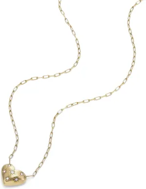 Fossil Women's Gold-Tone Stainless Steel Pendant Chain Necklace for Women
