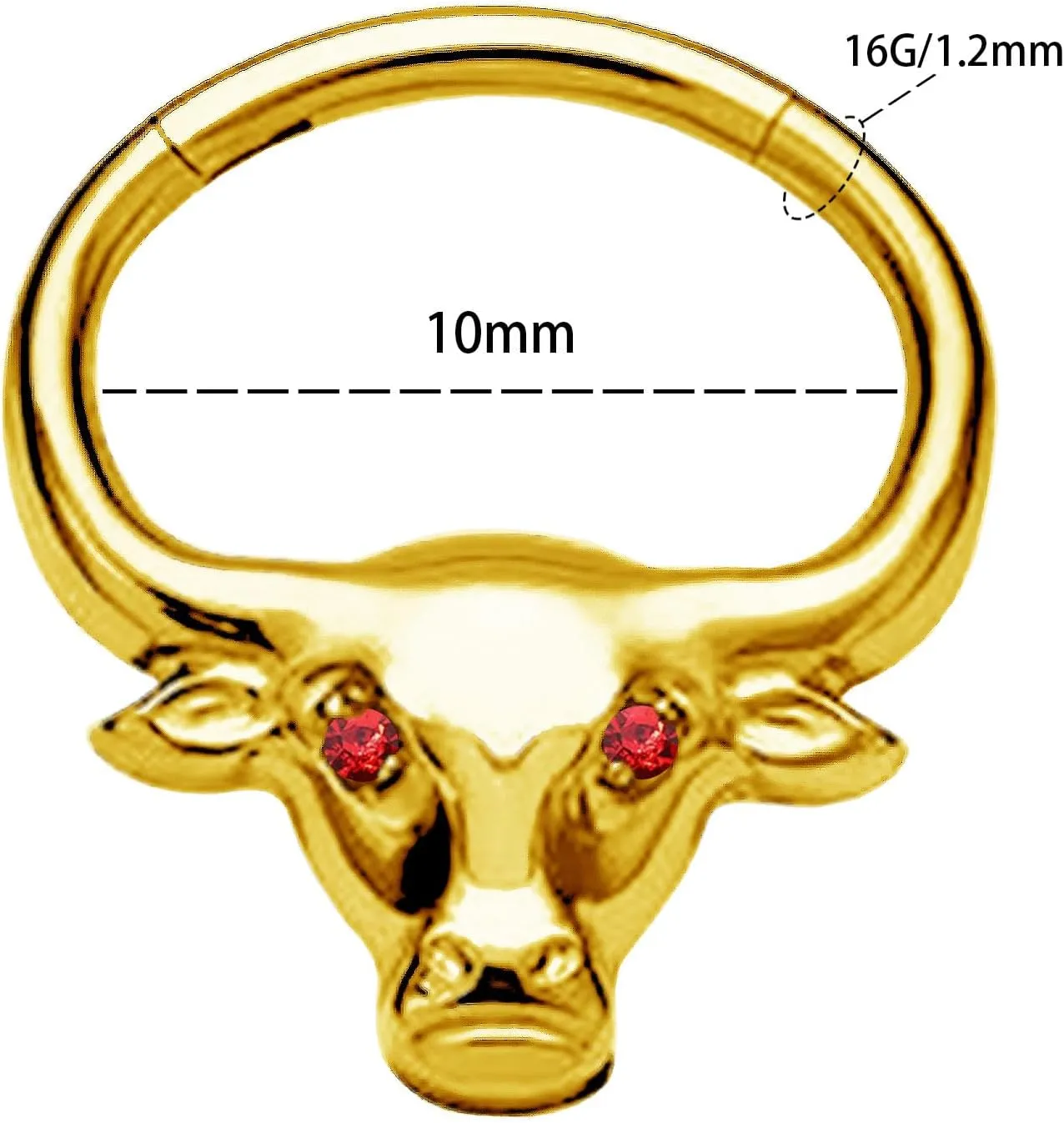G23 Titanium Septum Rings 16G Butterfly,Leaf,Snake Septum Nose Ring Daith Piercing Jewelry Conch Helix Earring Cartilage Earring for Women Men