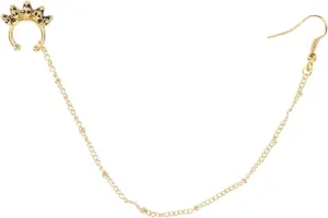 GANAZONO Nose Ring Chain Nose Rings Hoop Chain U- shaped Nose Septum Ring Alloy Nose Rings with Chain Nose to Ear Chain Nose Ring Body Jewelry for Piercing Cosplay (Style 26)