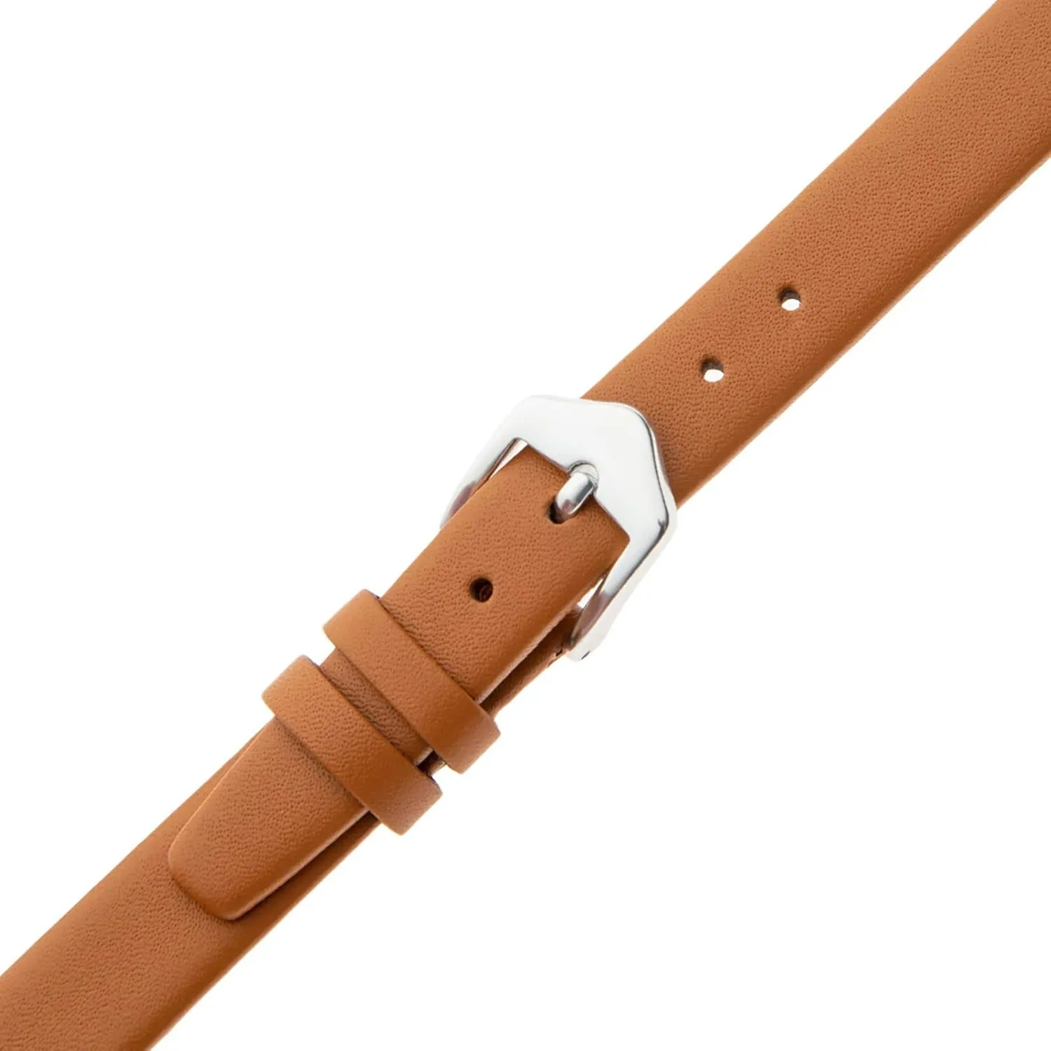 Gilden Ladies 10-14mm Classic Calfskin Fashion Color Flat Leather Watch Band F60