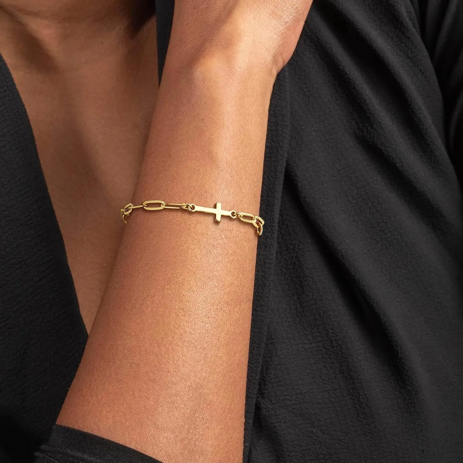 Gold Bracelets for Women, Dainty Gold Jewelry Gifts for Women, 14k Gold Bracelets for Women Non Tarnish, Trendy Gold Bracelet Waterproof, Gold Accessories for women