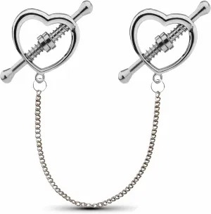 Heart Nipple Rings - 316L Stainless Steel Nipple Piercings Barbell Piercing Jewelry for Women and Men