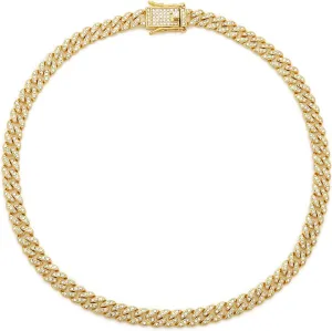 HIPBLING Cuban Link Chain for Women Diamond Miami Cuban Necklace 8mm 13mm Mens Iced Out Chain Hip Hop Rapper Jewelry Gift for Men Women