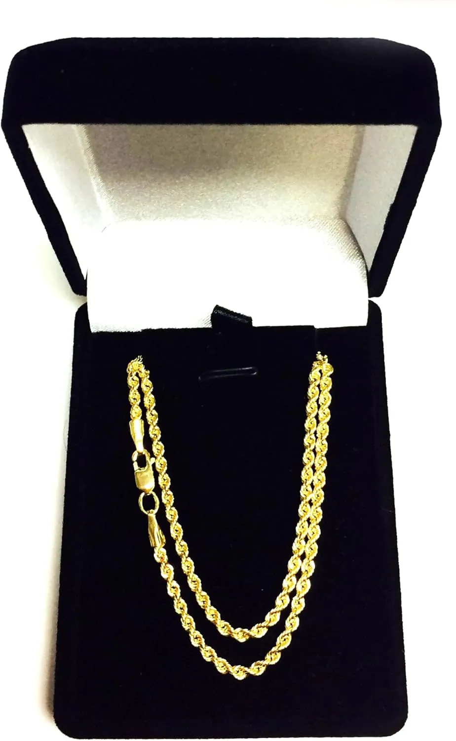 Jewelry Affairs 14K Yellow Gold Filled Solid Rope Chain Necklace, 2.1mm