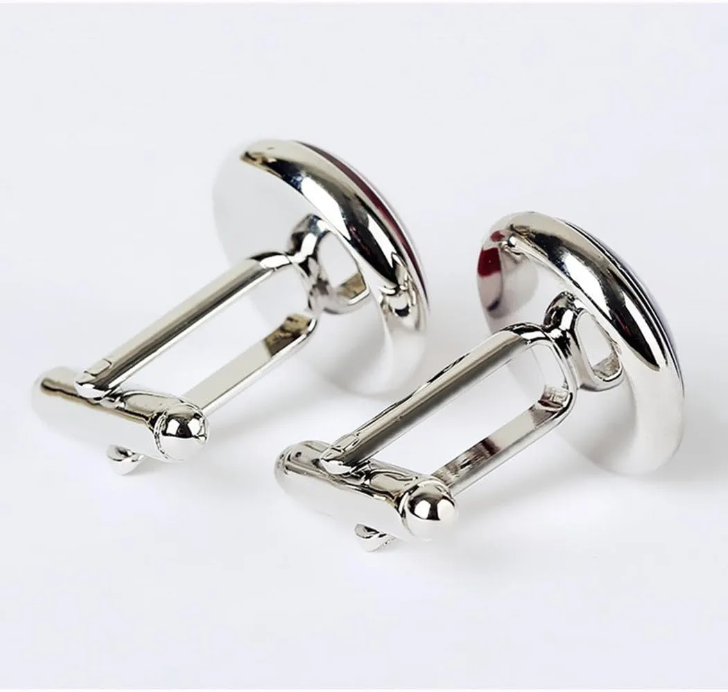 Kooer Classic Stylish Star Cuff Links Personalized Wedding Cufflinks Gift For Men