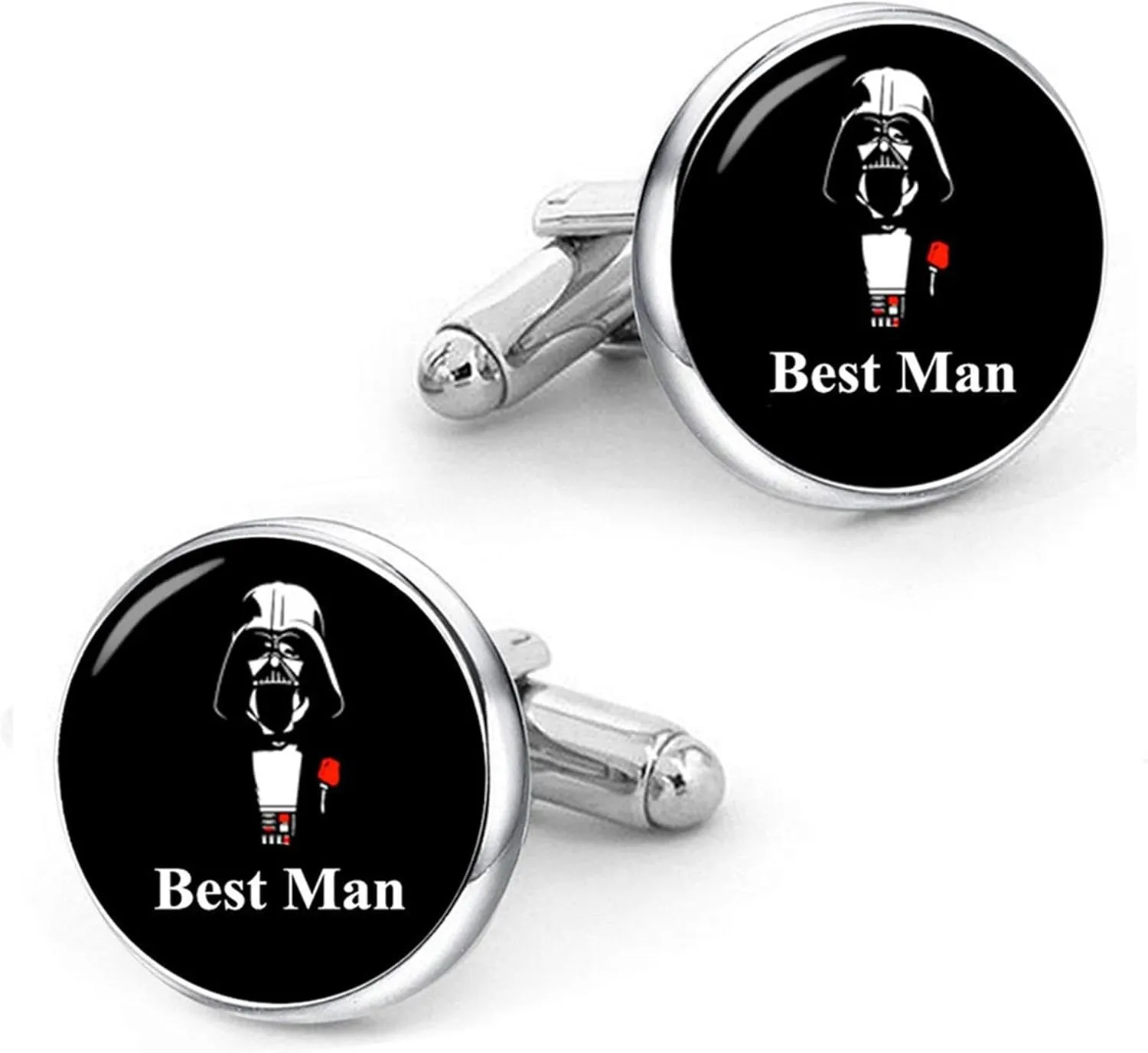 Kooer Classic Stylish Star Cuff Links Personalized Wedding Cufflinks Gift For Men