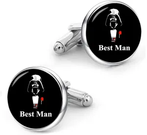 Kooer Classic Stylish Star Cuff Links Personalized Wedding Cufflinks Gift For Men