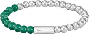 Lacoste Men's Scottie Jewelry Beads Bracelet Collection, Cassic Beaded Bracelet, For a Pop of Color and an Everyday Look