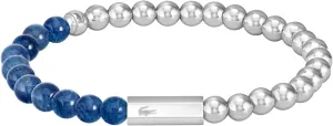 Lacoste Men's Scottie Jewelry Beads Bracelet Collection, Cassic Beaded Bracelet, For a Pop of Color and an Everyday Look