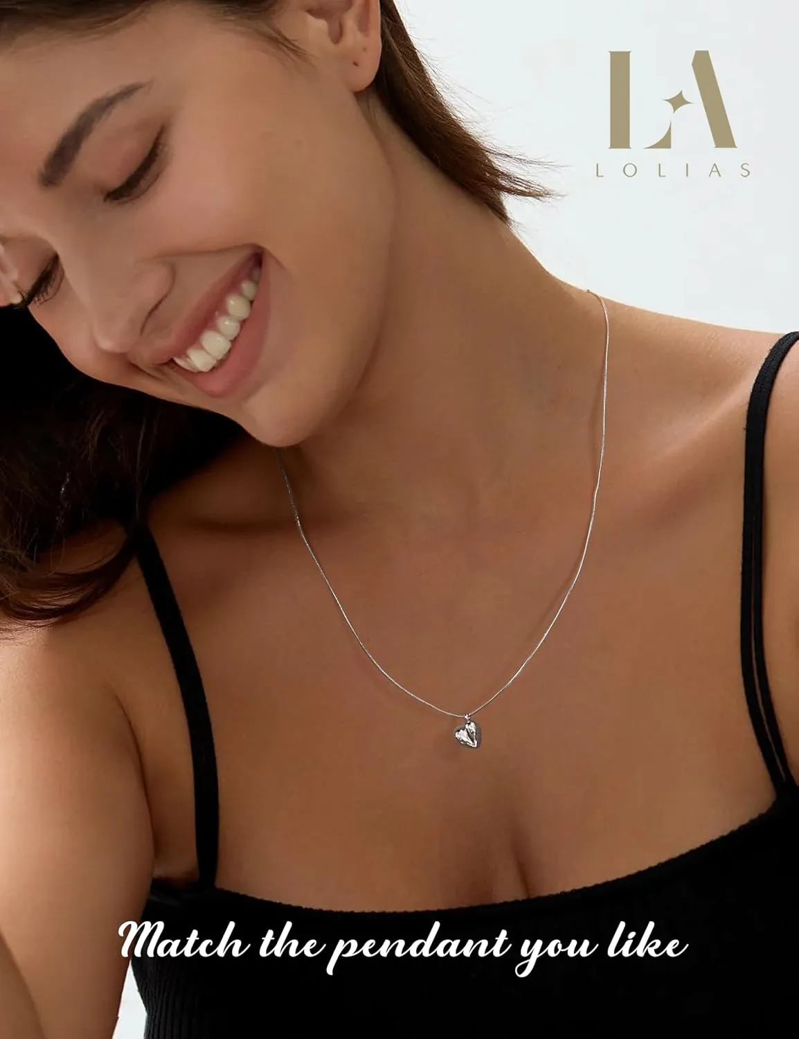 LOLIAS 2Pcs Stainless Steel Chain Necklace for Women - 1mm Thin & Strong Silver Chain Necklace - Hypoallergenic Snake Box Necklace, 16 18 20 22 24 28 30 Inch