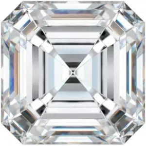 Loose Lab Grown Diamond Genuine D Color 4.5x4.5 MM GIE Certified Stone Asscher Cut Sustainable Gemstone for Ring Neckalce & Fine Jewelry Making