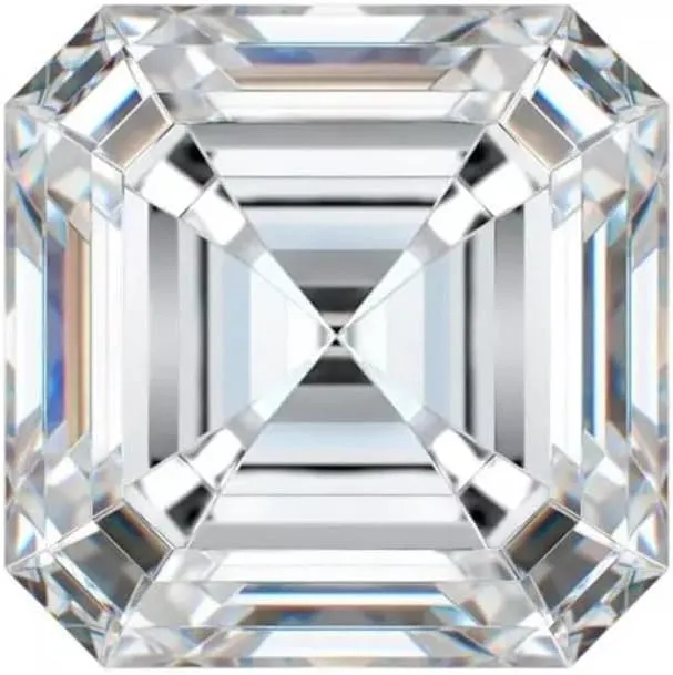 Loose Lab Grown Diamond Genuine D Color 4.5x4.5 MM GIE Certified Stone Asscher Cut Sustainable Gemstone for Ring Neckalce & Fine Jewelry Making
