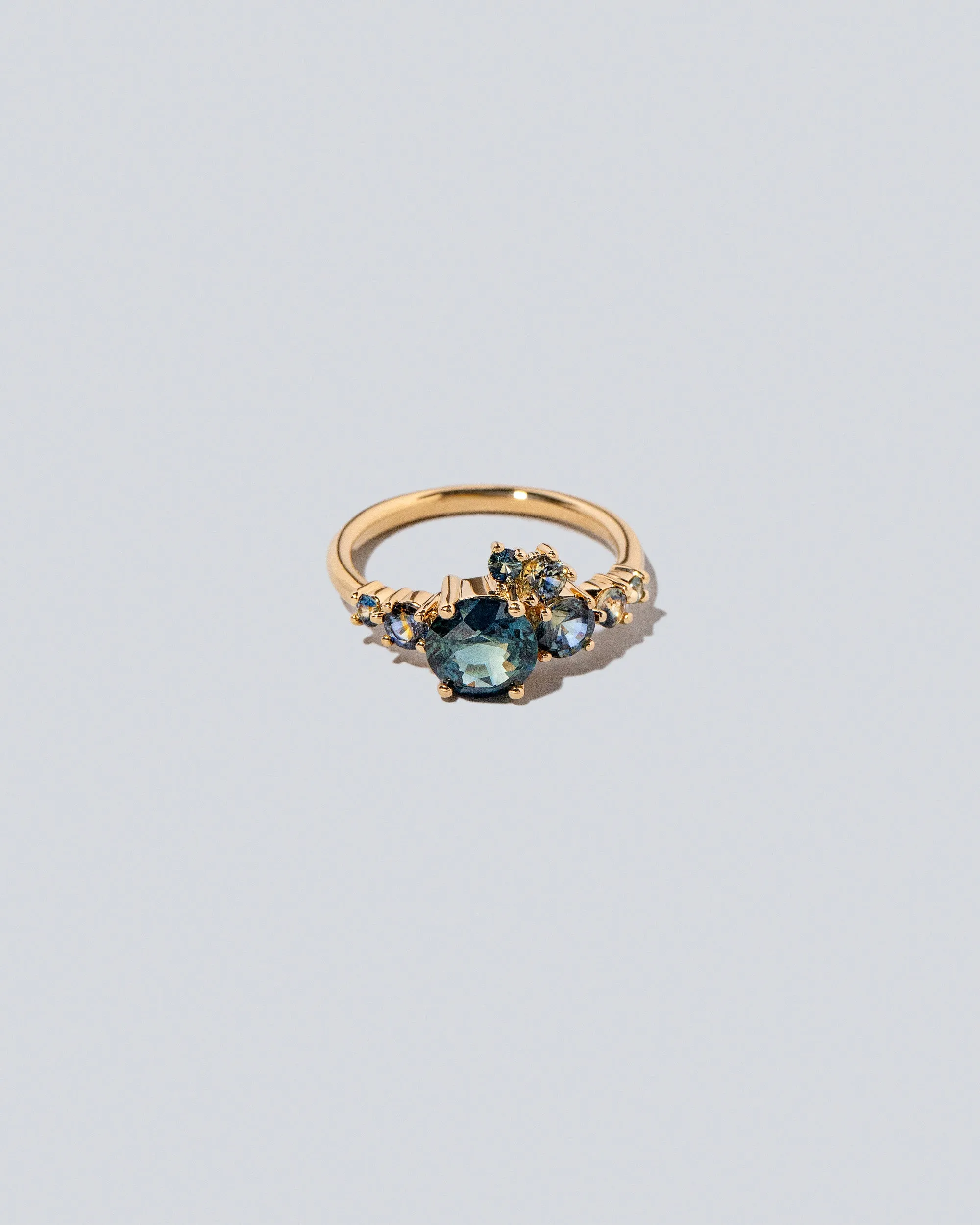 Luna Ring - Teal Sapphire